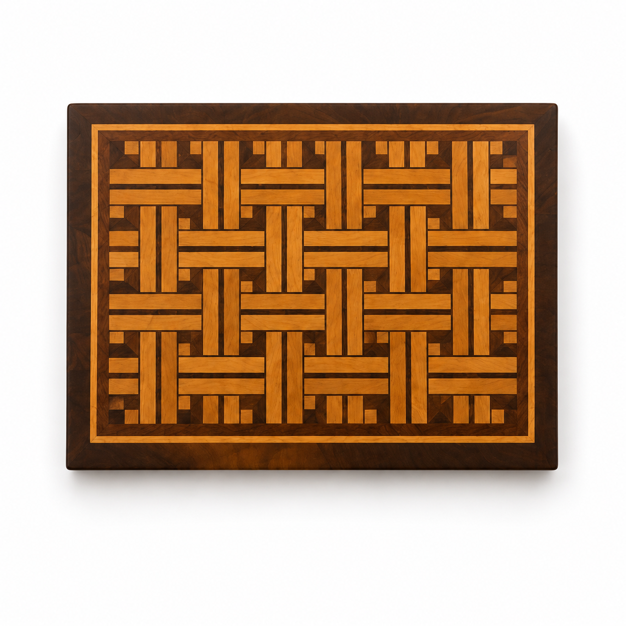 Wallnut / Oak Premium End-Grain Board (Large)