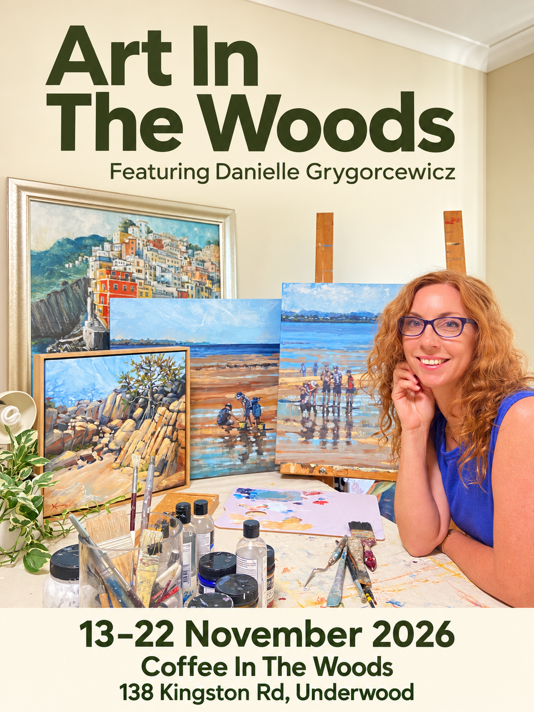 Art In The Woods exhibition poster